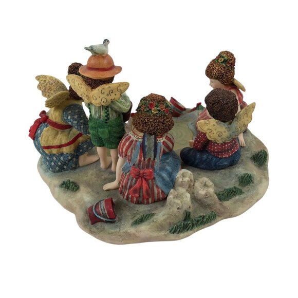 Day At The Beach Everyday Angels Figurine By Susan Winget 1999 First Edition - Picture 7 of 10